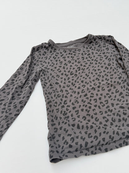 H&M Leopard Print Long Sleeve T-Shirt 6X/7