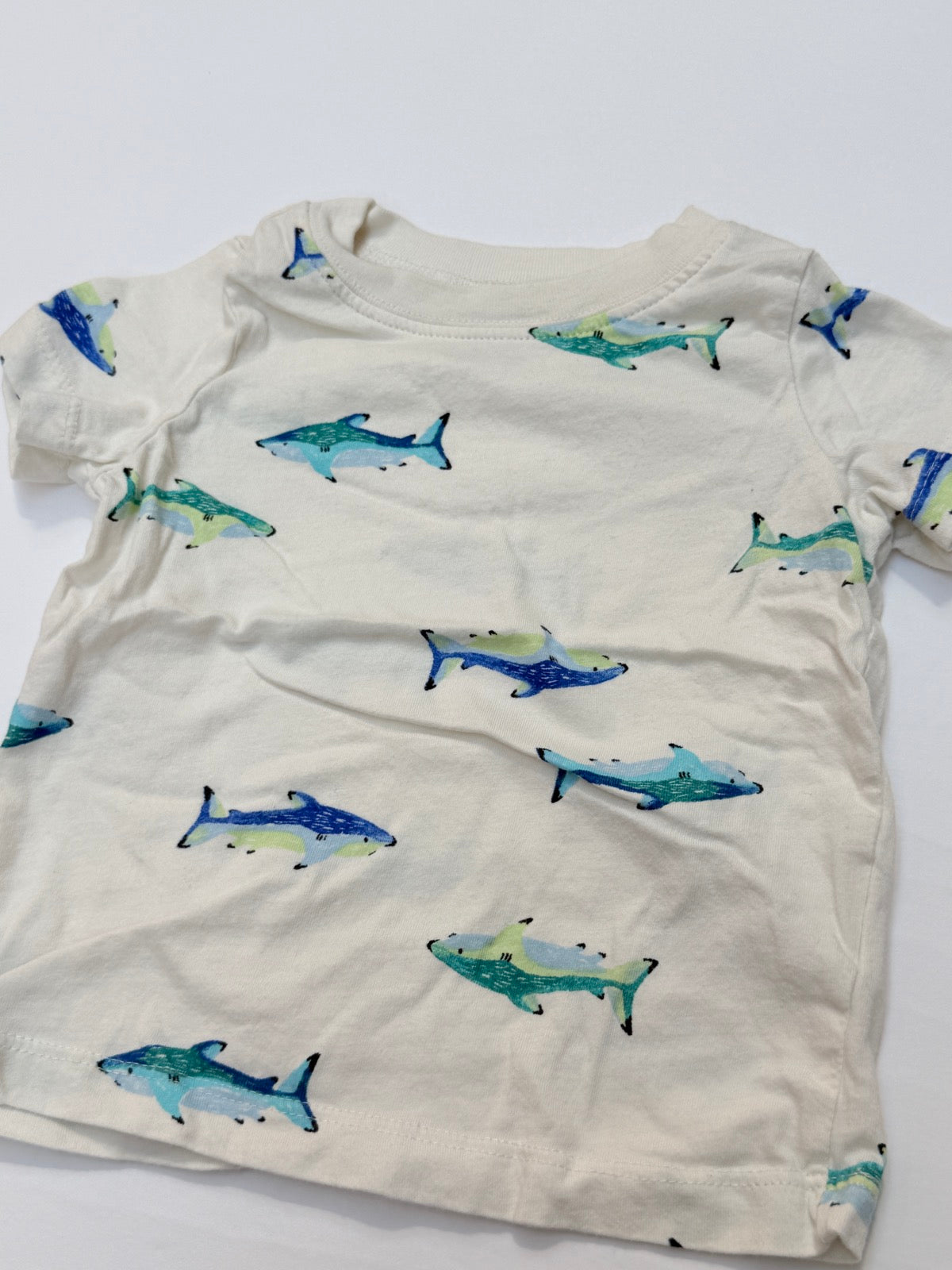 Carter's Shark Print T-Shirt 9M
