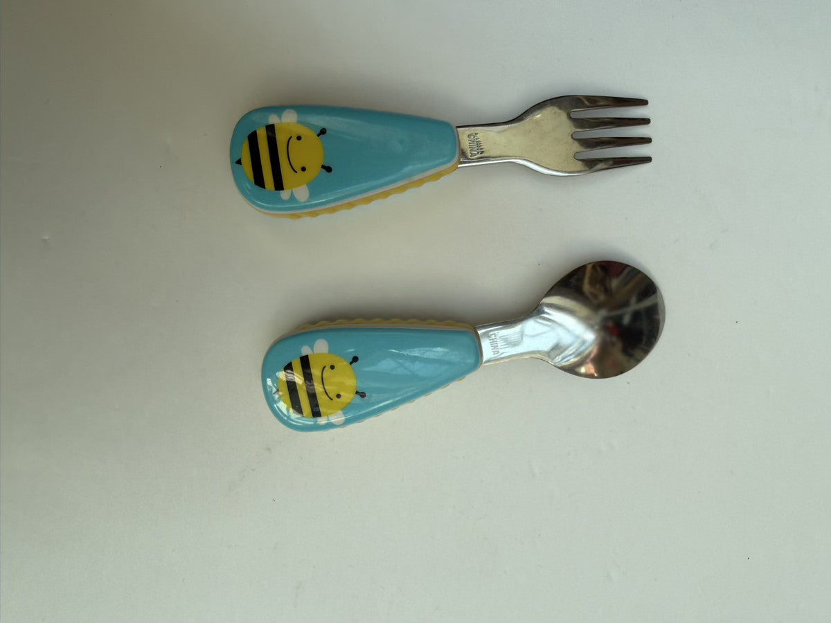 Skip Hop Bee Fork and Spoon Set