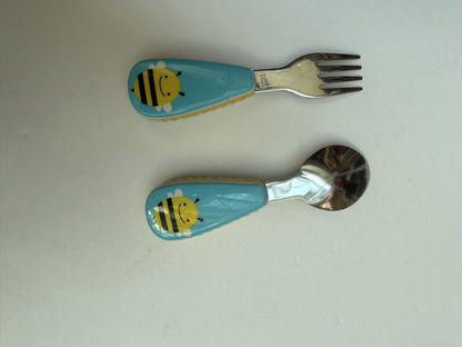 Skip Hop Bee Fork and Spoon Set