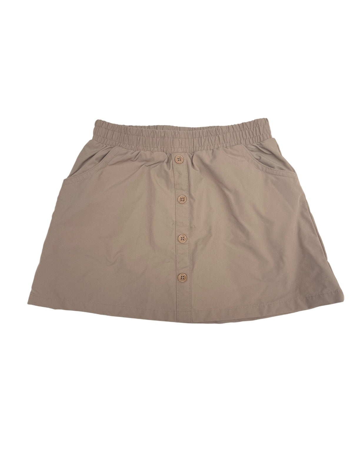 Pekkle Beige Button-Front Skirt Size 5