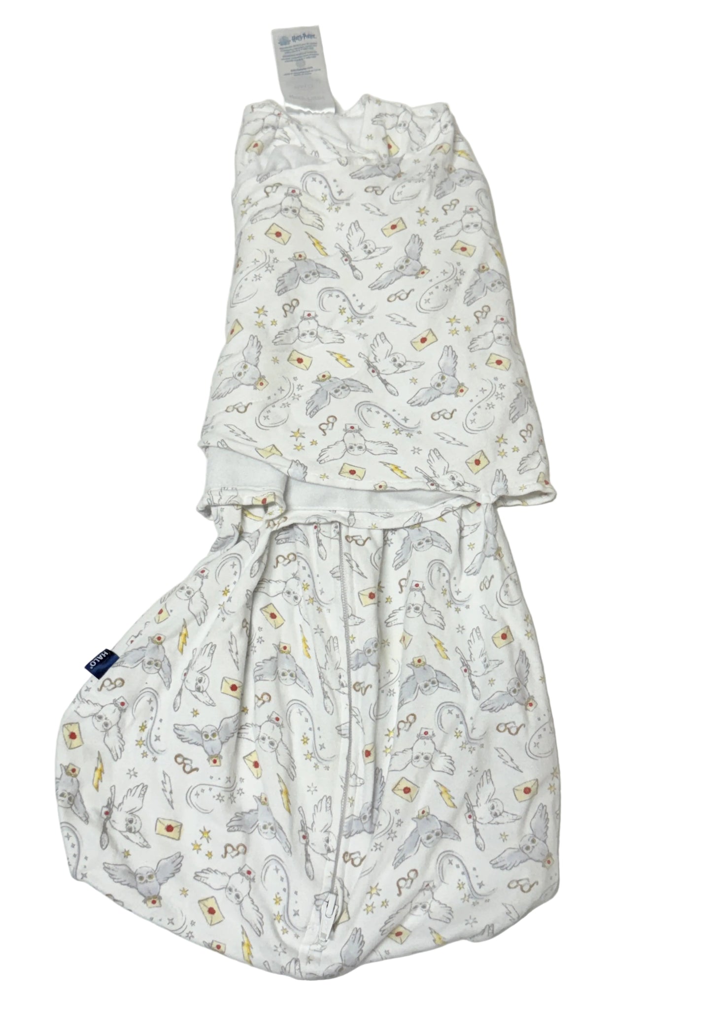 HALO SleepSack Swaddle, Harry Potter Print, 3–6M
