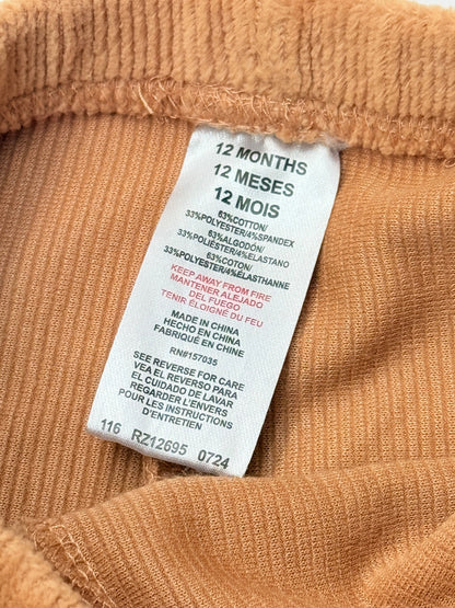 Rust Corduroy Flare Pants 12M