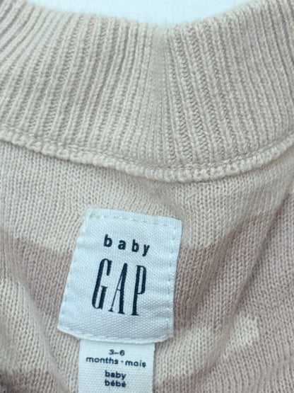 Baby Gap Zebra Print Cardigan 3-6 Months