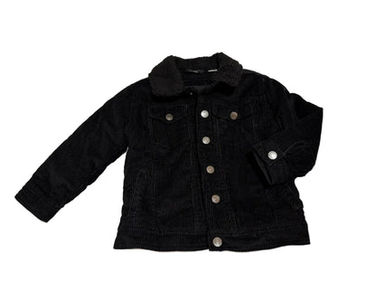 Silver Jeans Co. Black Corduroy Sherpa Jacket Size 4