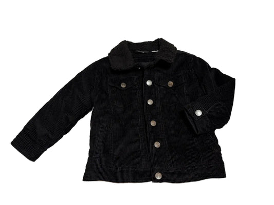 Silver Jeans Co. Black Corduroy Sherpa Jacket Size 4