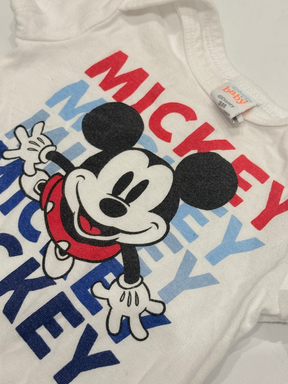 Disney Baby Mickey Mouse White T-Shirt 3M