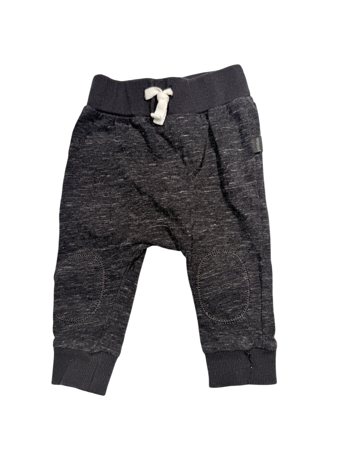 Petit Lem Grey Heathered Joggers 6M