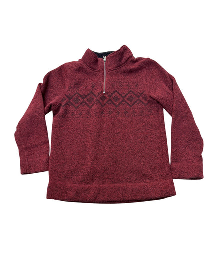 Sonoma Red Quarter-Zip Sweater Size 6