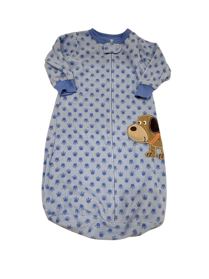 Carter's Paw Print Dog Sleep Sack 0-9M