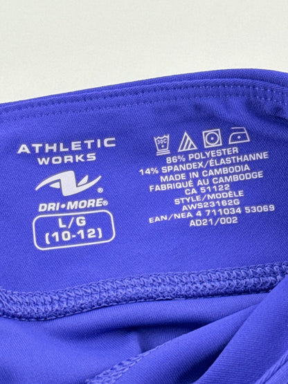 Athletic Works Blue Capri Leggings 10-12