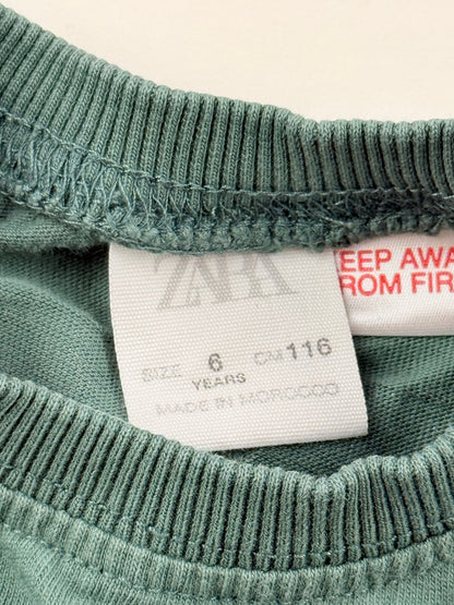 Zara Snow Team Snowboard Long Sleeve T-Shirt Size 6Y