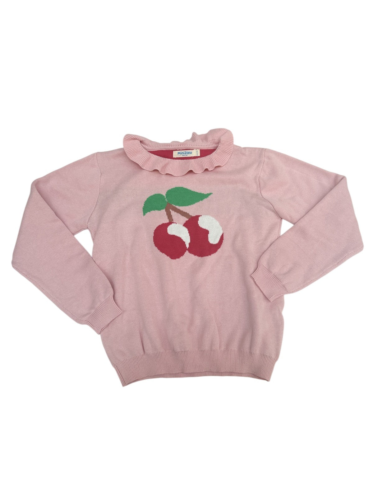 Mini Ari Pink Cherry Print Sweater Size 10