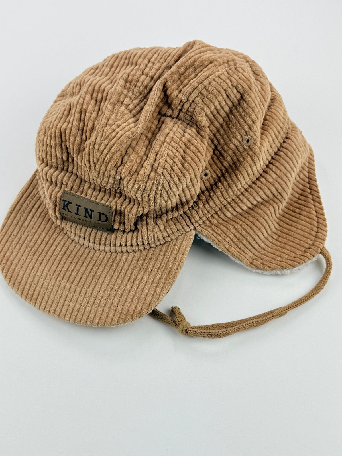 H&M Tan Corduroy Trapper Hat 9-12M