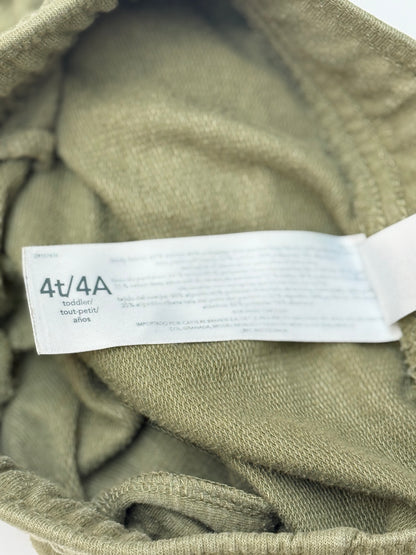 Carter's Olive Green Jogger Pants 4T