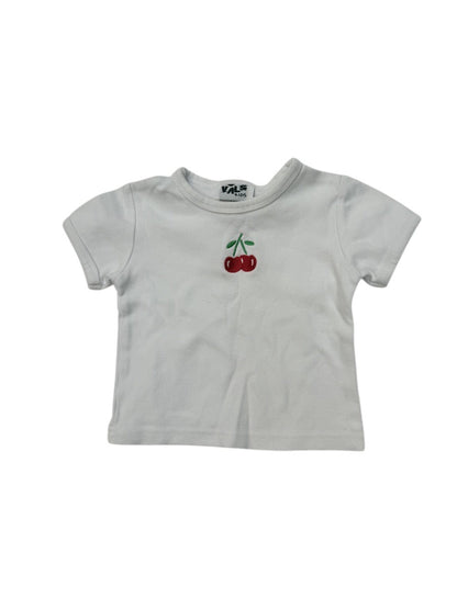 Vals Kids Cherry Embroidered T-Shirt 3Y