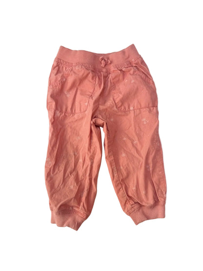 Joe Fresh Pink Dandelion Jogger Pants 2T