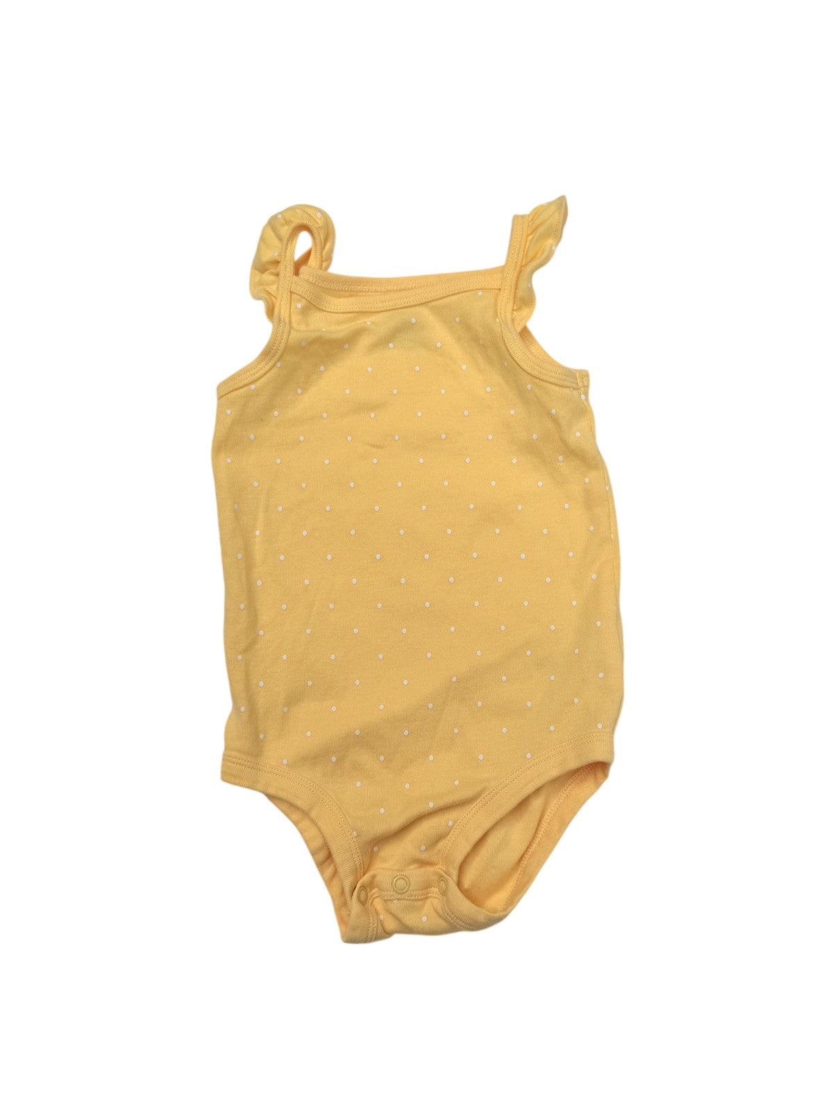 Carter's Yellow Polka Dot Bodysuit 24m