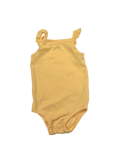 Carter's Yellow Polka Dot Bodysuit 24m