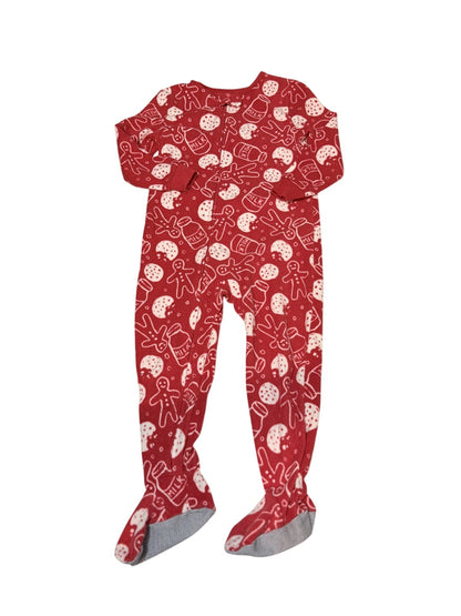 OshKosh B'gosh Fleece Gingerbread Footed Sleeper 3T