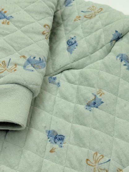 First Wish Quilted Dinosaur Romper 18 24M