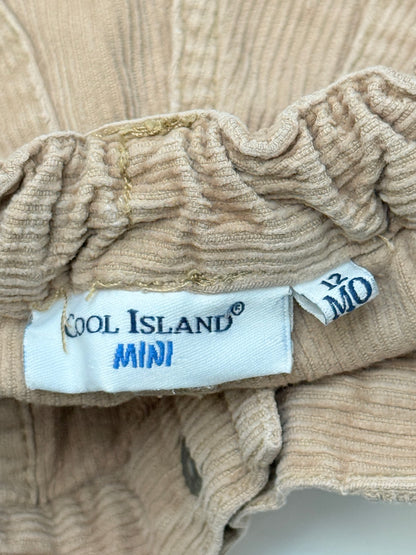 Cool Island Mini Corduroy Cargo Pants 12M