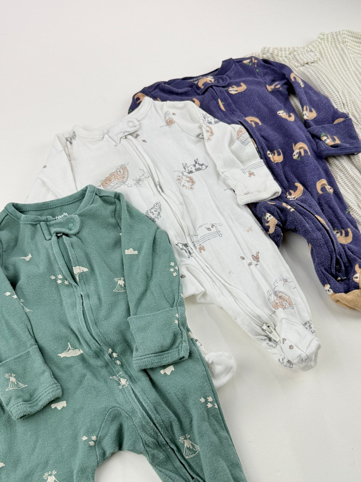 Carter's Child of Mine 4-Pack Sleepers Newborn