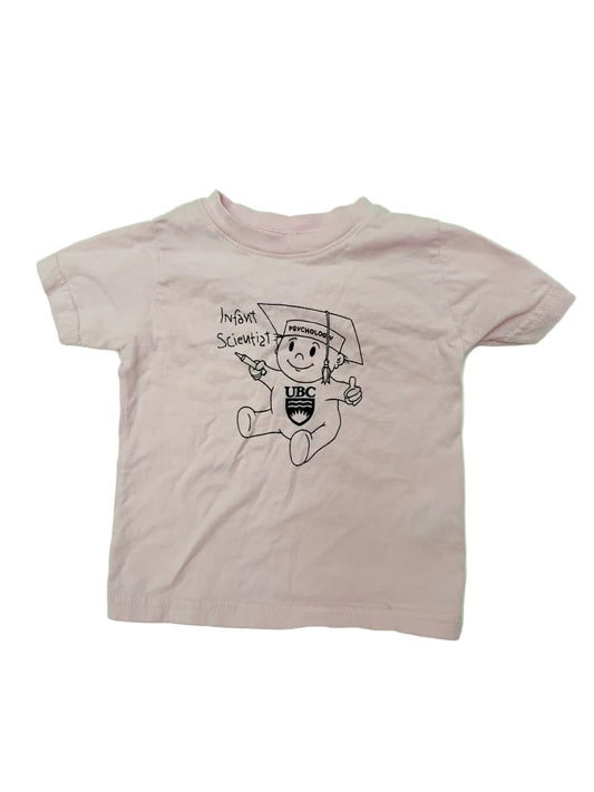 Rabbit Skins Pink UBC Infant Scientist T-Shirt 12M