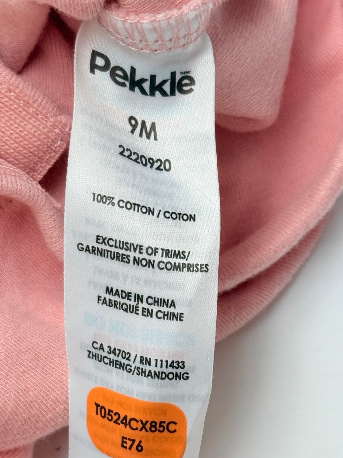 Pekkle Cupcake Ruffle Bodysuit 9M