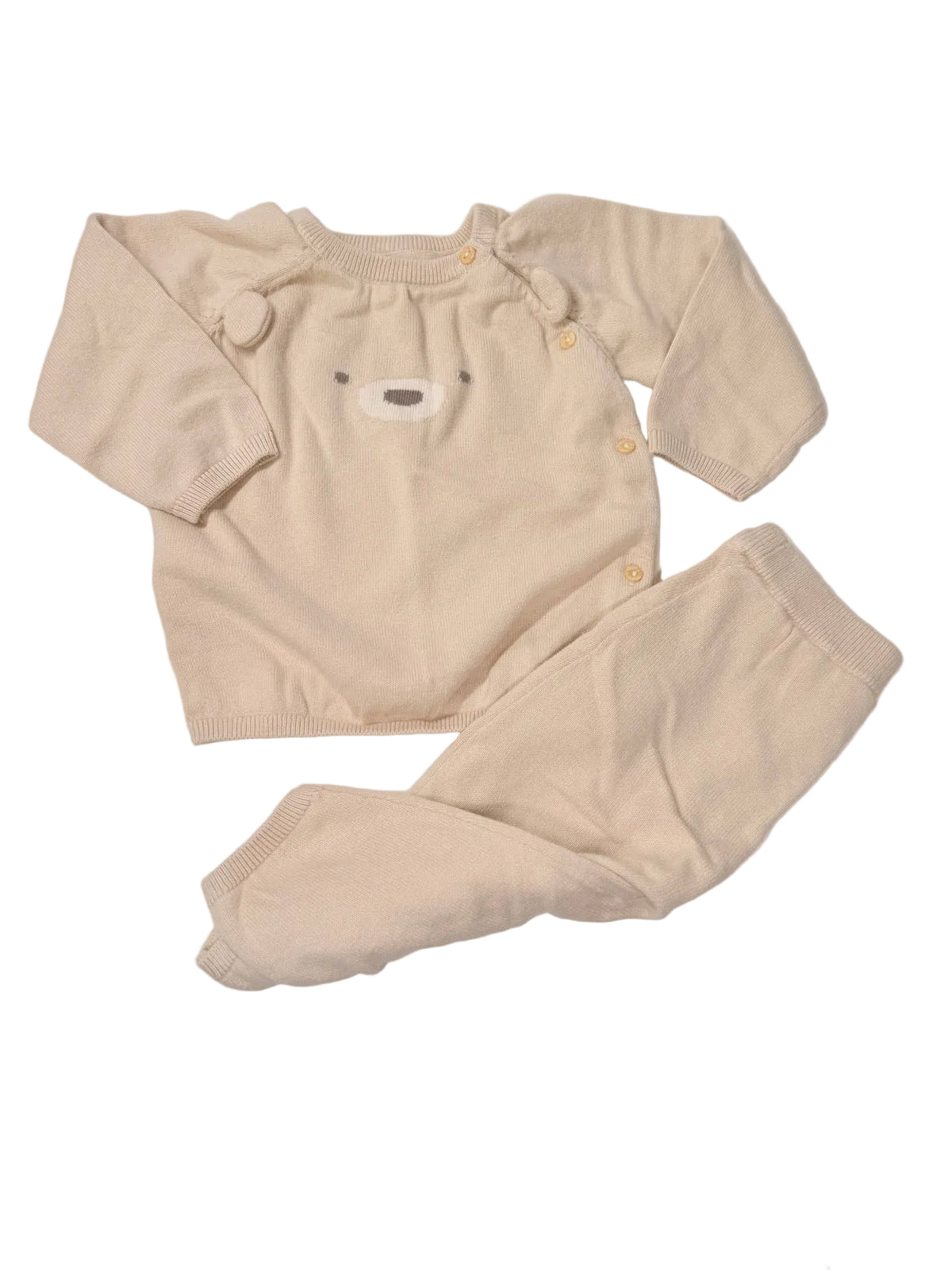Ensemble pantalon et pull en maille H&M Ours 9 mois
