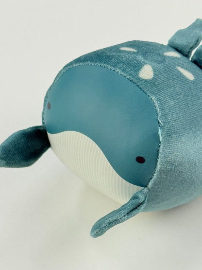 Little Big Friends Teal Whale Plush Toy