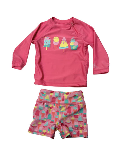 UV Skinz Ice Cream Rash Guard Set 12-18M
