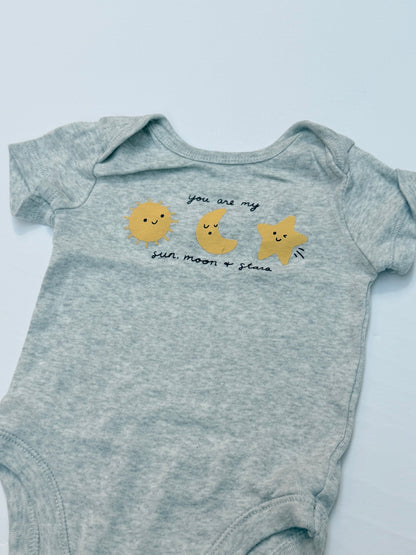 Old Navy Sun Moon Stars Bodysuit 6-12M