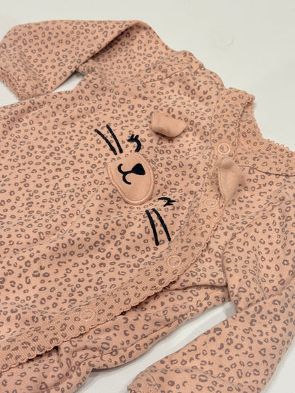 Carter's Leopard Print Footed Sleeper 3M