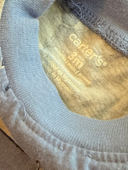 Carter's Rhino Print Pocket Tee 3m