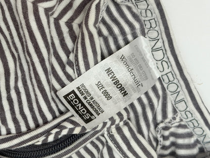 Bonds Wondersuit Striped Sleeper Newborn 0000