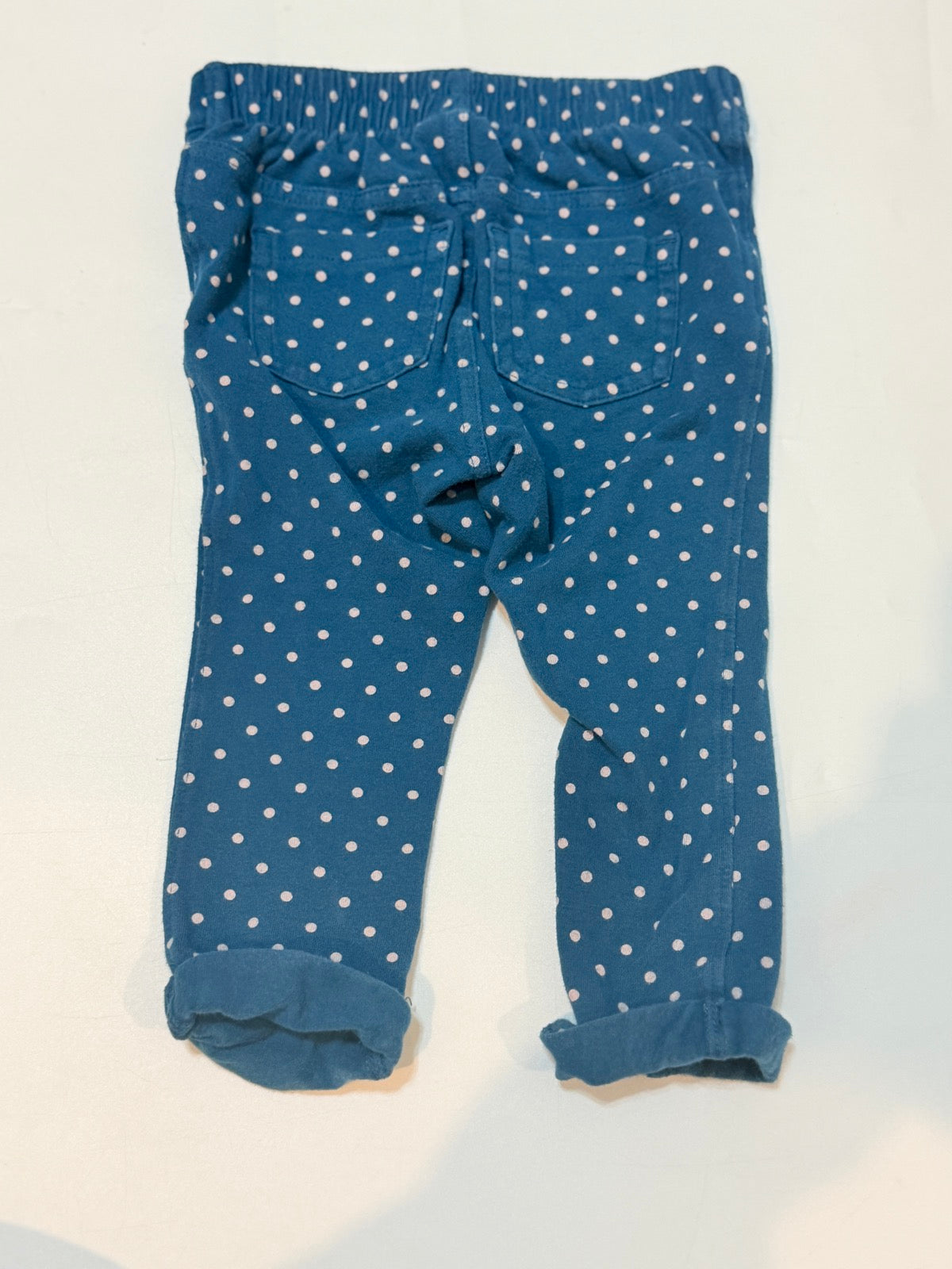 Old Navy Polka Dot Blue Pants 12-18M