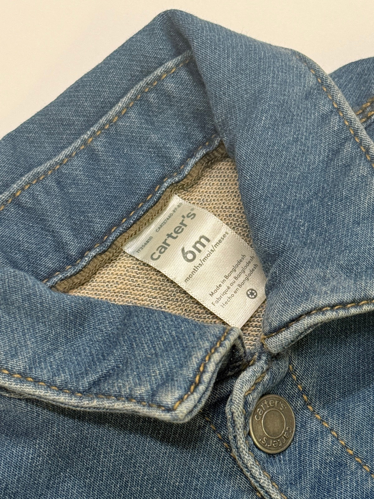 Carter's Little Buddy Denim Jumpsuit 6m