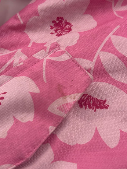 Gusti Pink Floral Rain Jacket & Pants Set 3T - Play Condition