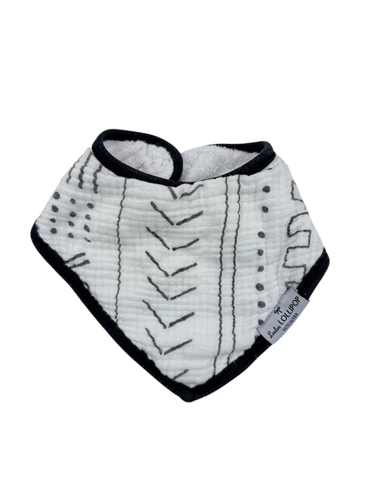 Loulou Lollipop Muslin Bandana Bib 0-6M