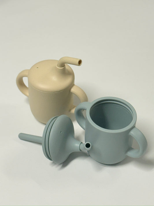 Set of 2 Straw Sippy Cups