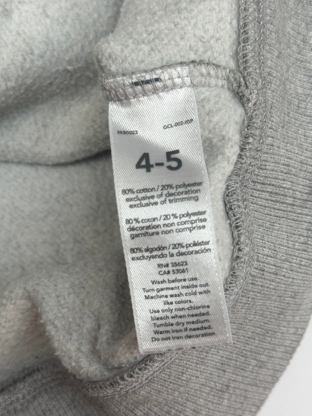 Carter's Camo Zip-Up Hoodie 4-5