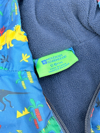 Mountain Warehouse Lined Dinosaur Puddle Suit 12-18M