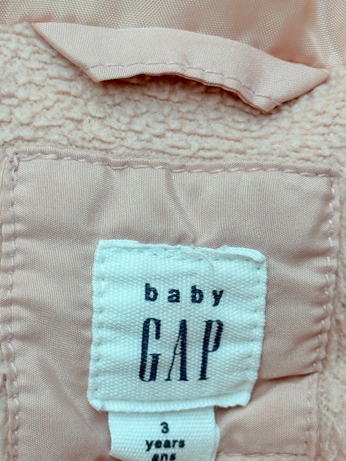 Baby Gap Pink Puffer Coat 3T