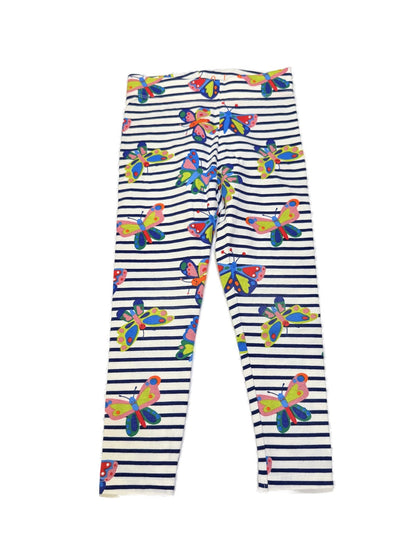 Boden Butterfly Stripe Leggings 4-5Y