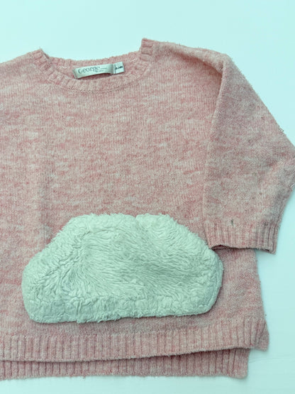 George Baby Pink Cloud Sweater 18-24M