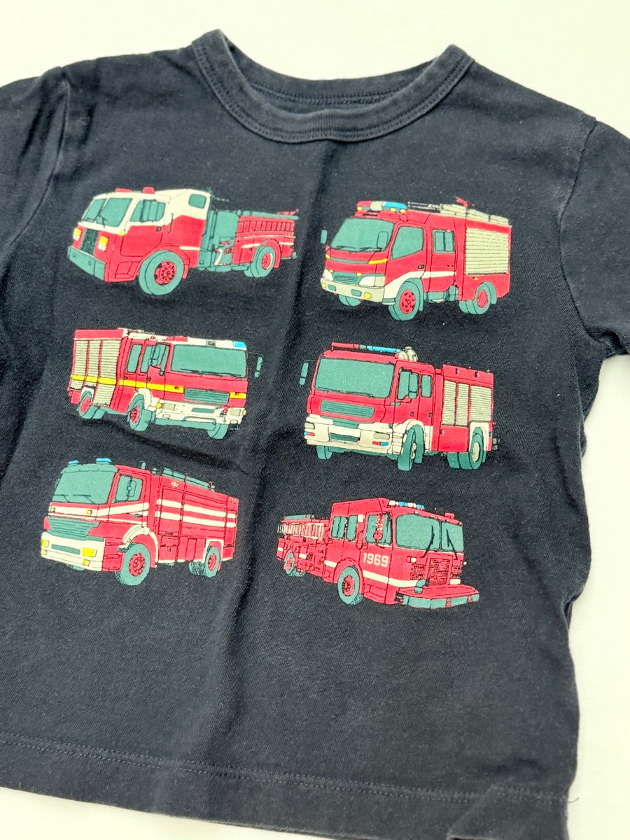 Baby Gap Fire Truck T-Shirt 12-18M