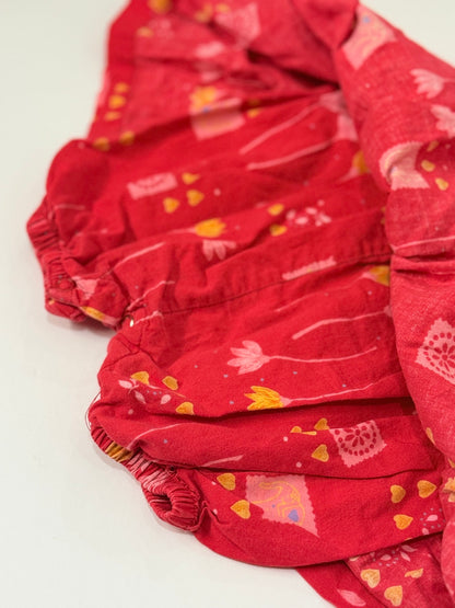 Girl Power Elephant Print Romper 12M