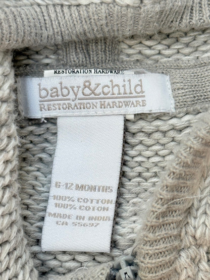 Restoration Hardware Baby Bear Hoodie Sweater 6-12M