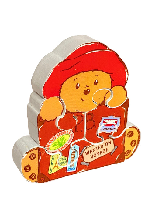 Paddington Bear Wooden Puzzle with Bag